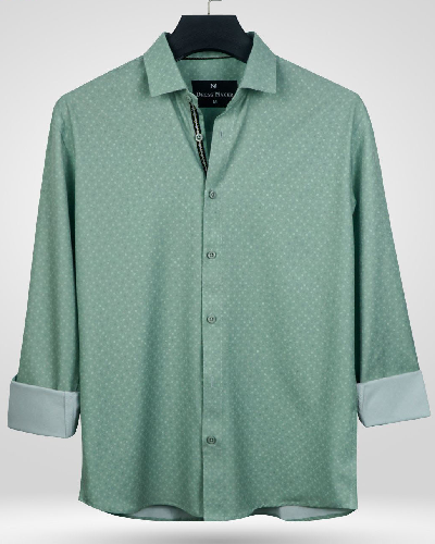 Luxury Print Stretch Shirt